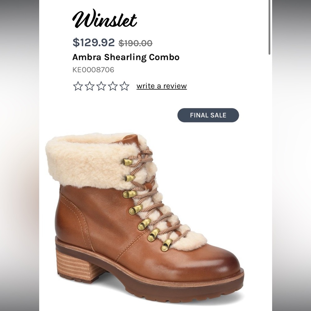 Kork-Ease Shearling Combo Women's Boots